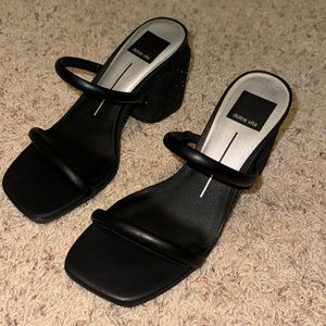 Dolce Vita slip on onyx noles heels